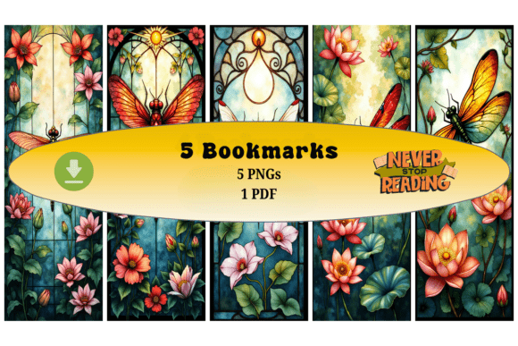 Download Stained Glass Dragonfly Panels - Premium Resources