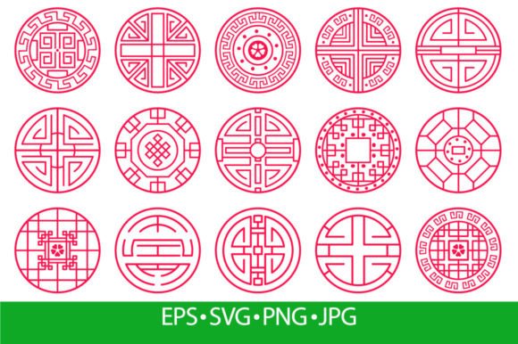 Download Chinese Oriental Decorative Ornament - Decorative ornament Collection