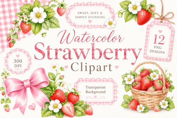 Download Coquette Strawberry PNG Bundle - Png bundle Collection