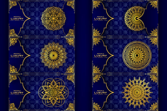 Download Set of Golden Mandala Collections - Golden Collection