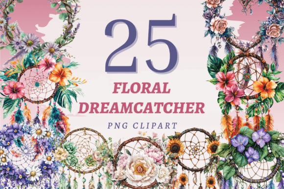 Download Floral Dreamcatcher PNG Bundle - Png bundle Collection