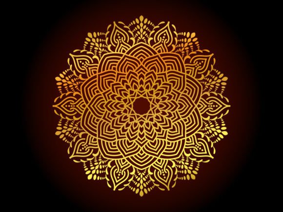 Download Luxury Golden Mandala Background Design - Golden Collection