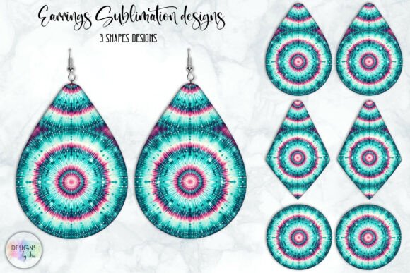 Download Boho Mandala Earrings Sublimation - Boho mandala Collection