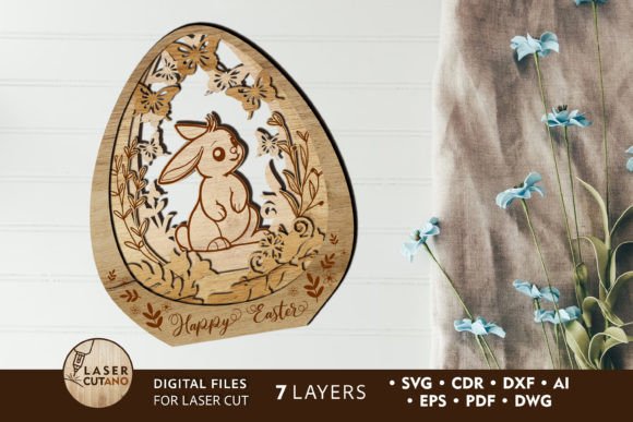 Download Easter Egg Decorative Ornament, Cut File - Decorative ornament Collection